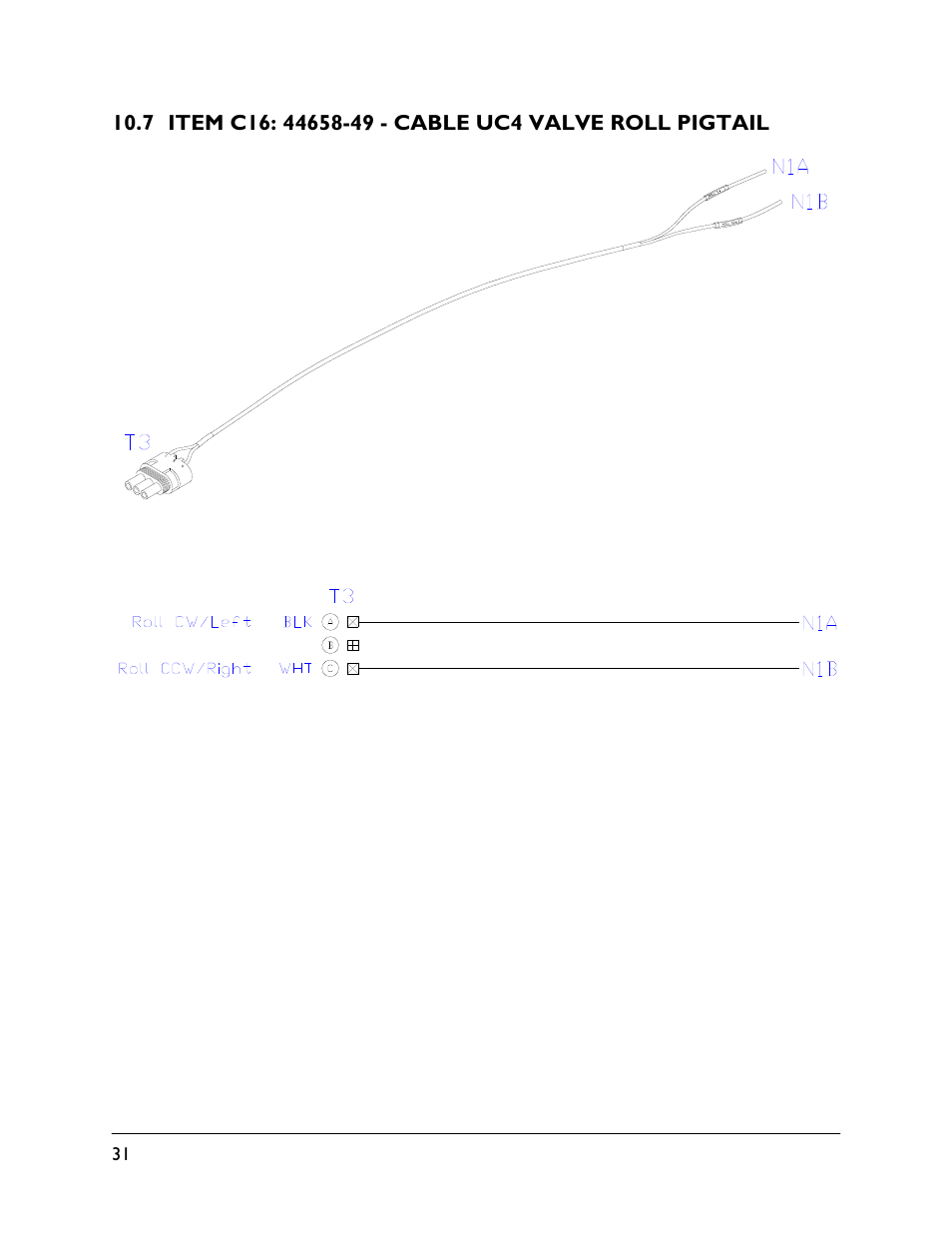 7 item c16: 44658-49 | NORAC UC4.5-BC-HD3 Part 1 User Manual | Page 34 / 36