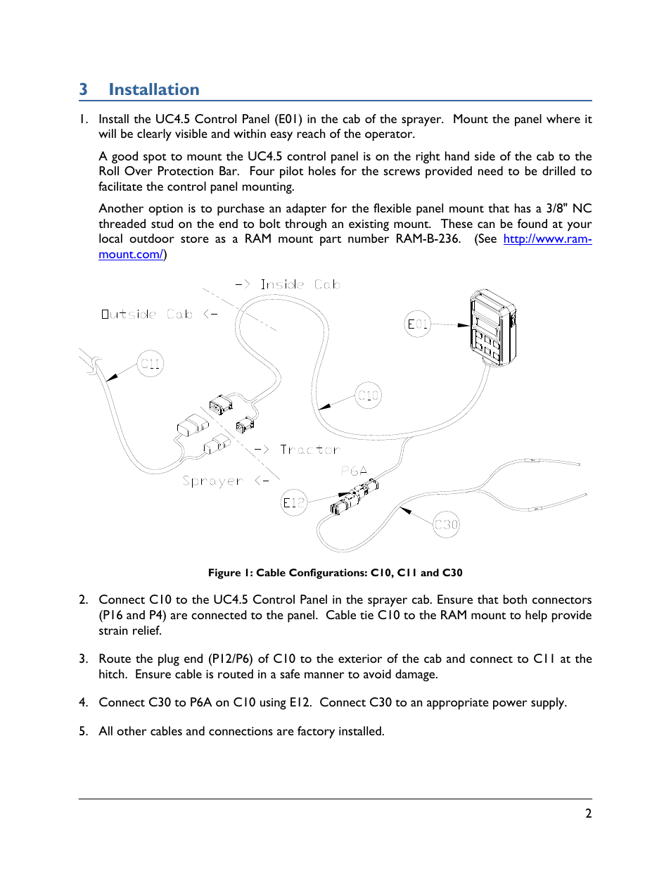 3 installation | NORAC UC4.5-BC-HD3 Part 2 User Manual | Page 5 / 7