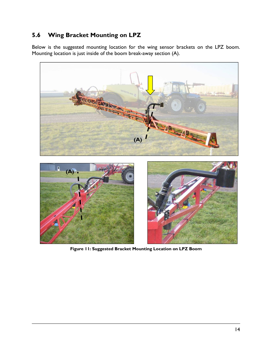 6 wing bracket mounting on lpz | NORAC UC4.5-BC-HD4 Part 1 User Manual | Page 17 / 45