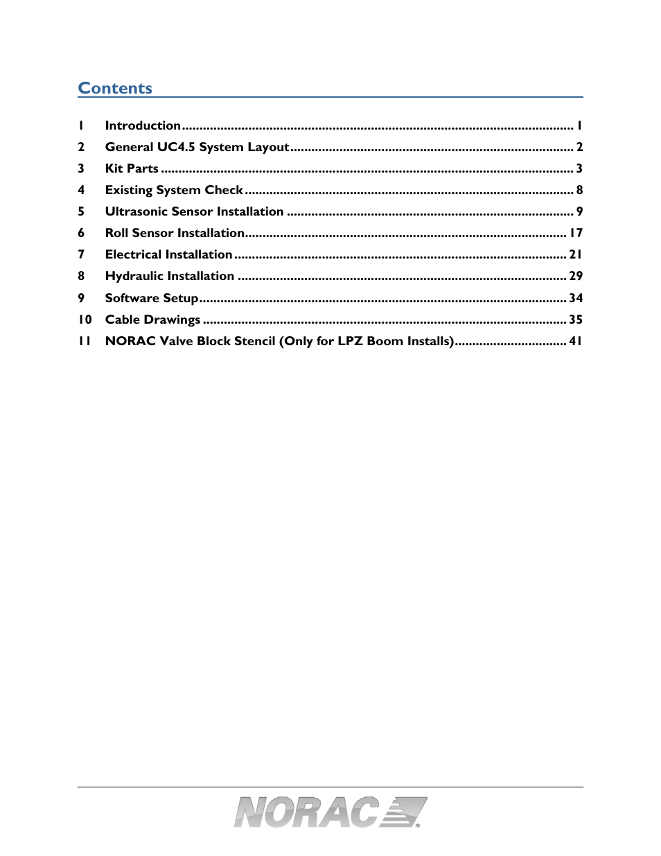 NORAC UC4.5-BC-HD4 Part 1 User Manual | Page 3 / 45