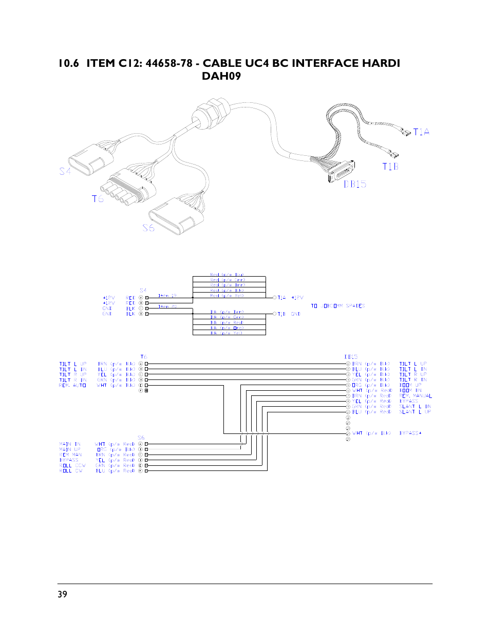 6 item c12: 44658-78 | NORAC UC4.5-BC-HD4 Part 1 User Manual | Page 42 / 45