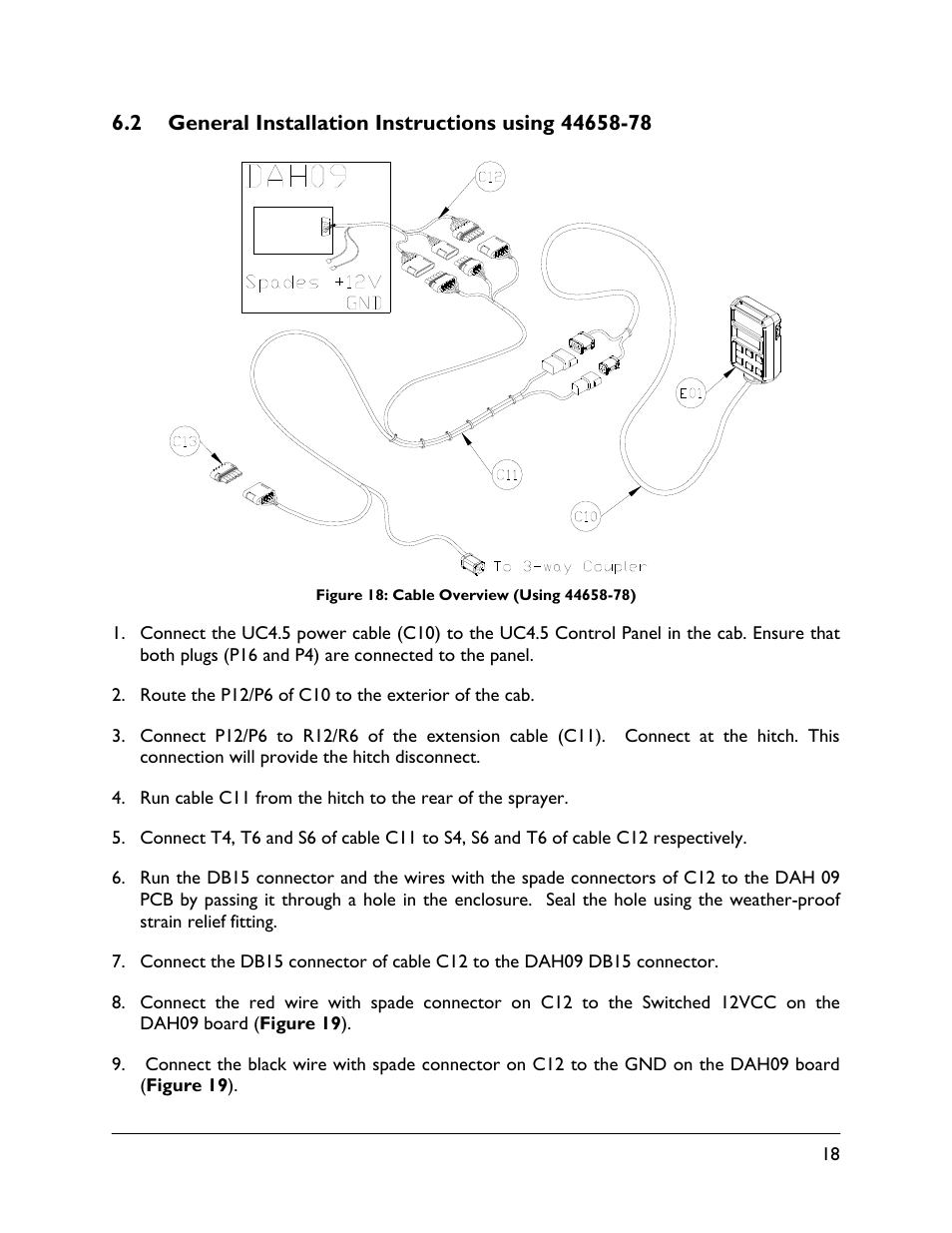 2 general installation instructions using 44658-78 | NORAC UC4.5-BC-HD5 Part 1 User Manual | Page 21 / 31