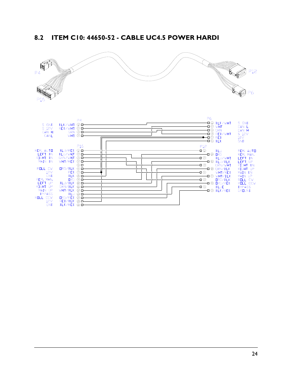 2 item c10: 44650-52 | NORAC UC4.5-BC-HD5 Part 1 User Manual | Page 27 / 31