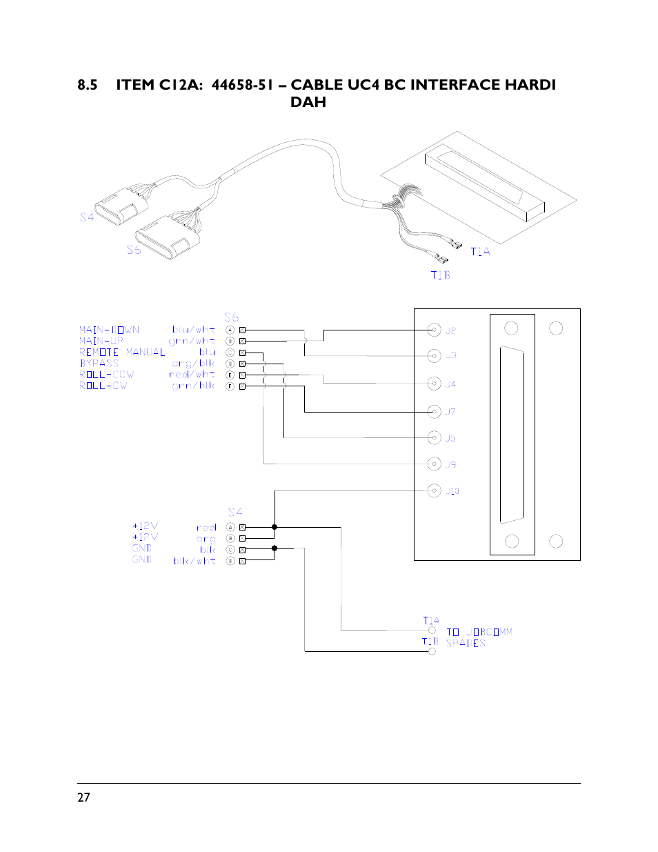 5 item c12a: 44658-51 | NORAC UC4.5-BC-HD5 Part 1 User Manual | Page 30 / 31