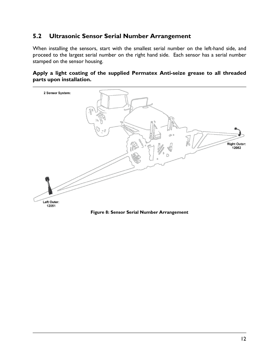 2 ultrasonic sensor serial number arrangement | NORAC UC4.5-BC-HD7 User Manual | Page 15 / 39