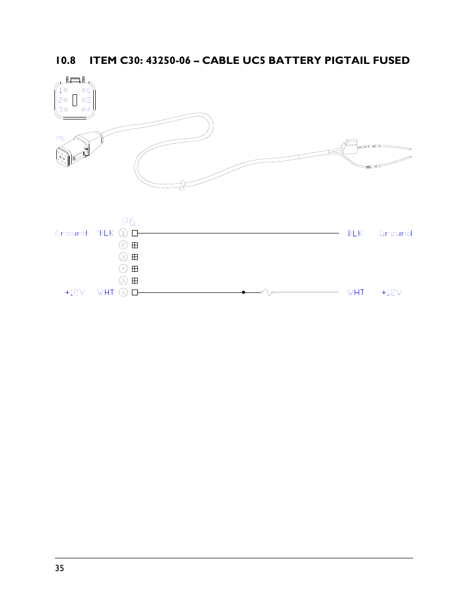 8 item c30: 43250-06 | NORAC UC4.5-BC-HD7 User Manual | Page 38 / 39