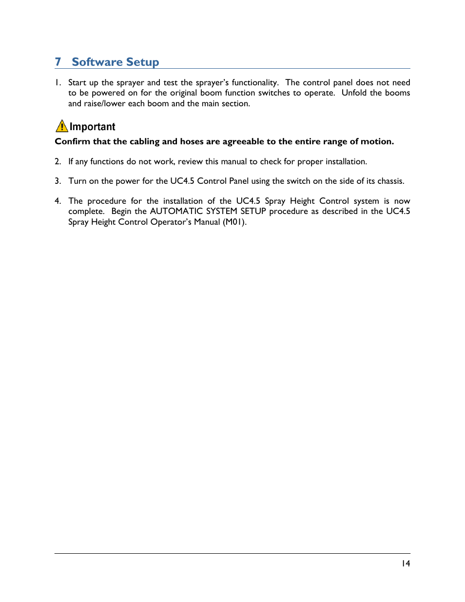 7 software setup | NORAC UC4.5-BC-HD9 User Manual | Page 17 / 24