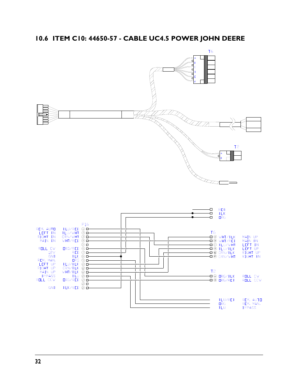 6 item c10: 44650-57 | NORAC UC4.5-BC-JD6 User Manual | Page 34 / 37