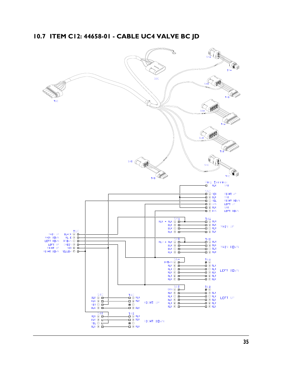 7 item c12: 44658-01 | NORAC UC4.5-BC-JD7 User Manual | Page 37 / 42
