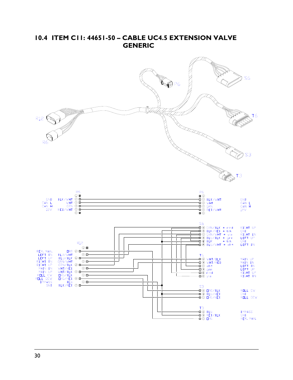 4 item c11: 44651-50 | NORAC UC4.5-BC-JD8 User Manual | Page 32 / 35