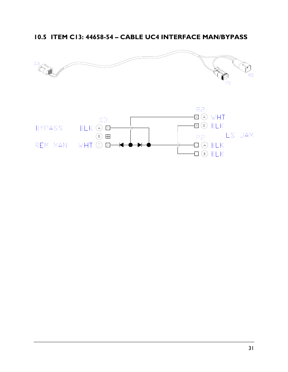 5 item c13: 44658-54 | NORAC UC4.5-BC-JD8 User Manual | Page 33 / 35