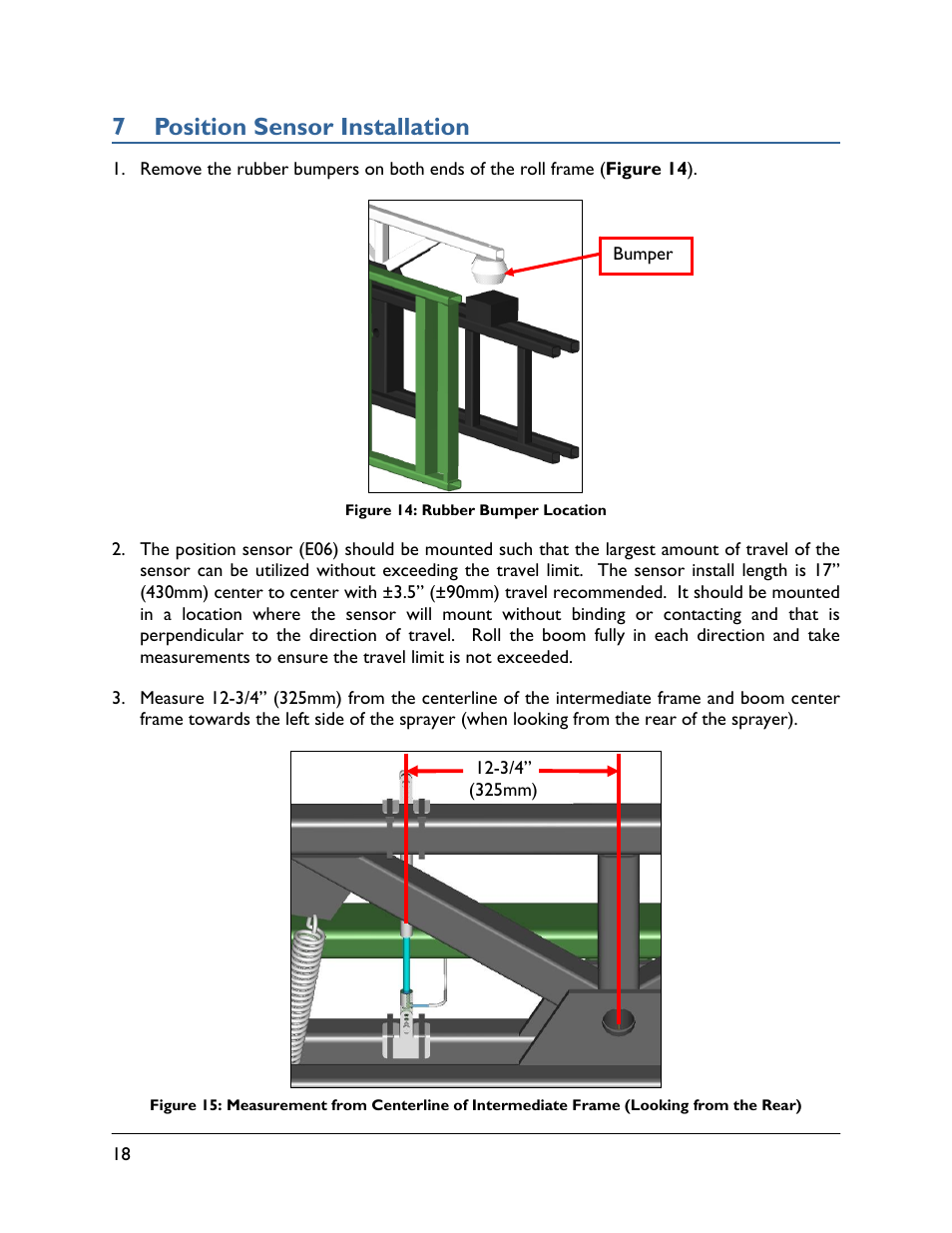 7 position sensor installation | NORAC UC4.5-BC-JD8A User Manual | Page 20 / 46