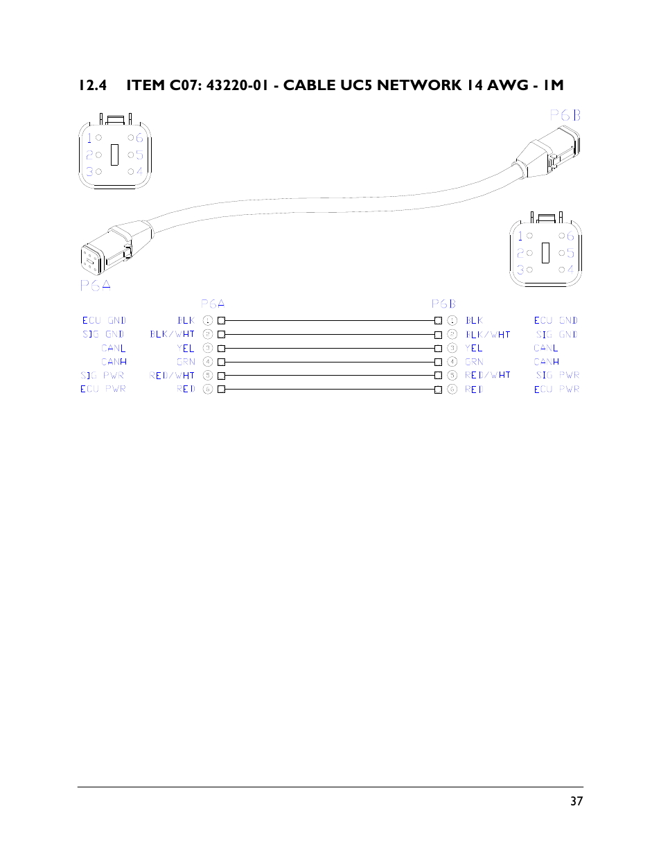 4 item c07: 43220-01 | NORAC UC4.5-BC-JD8A User Manual | Page 39 / 46