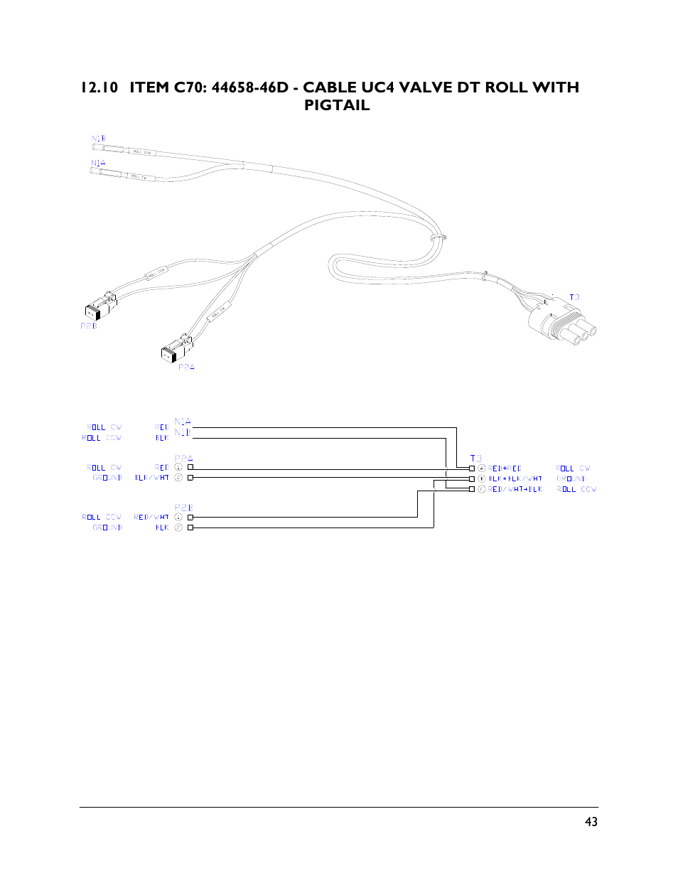 10 item c70: 44658-46d | NORAC UC4.5-BC-JD8A User Manual | Page 45 / 46