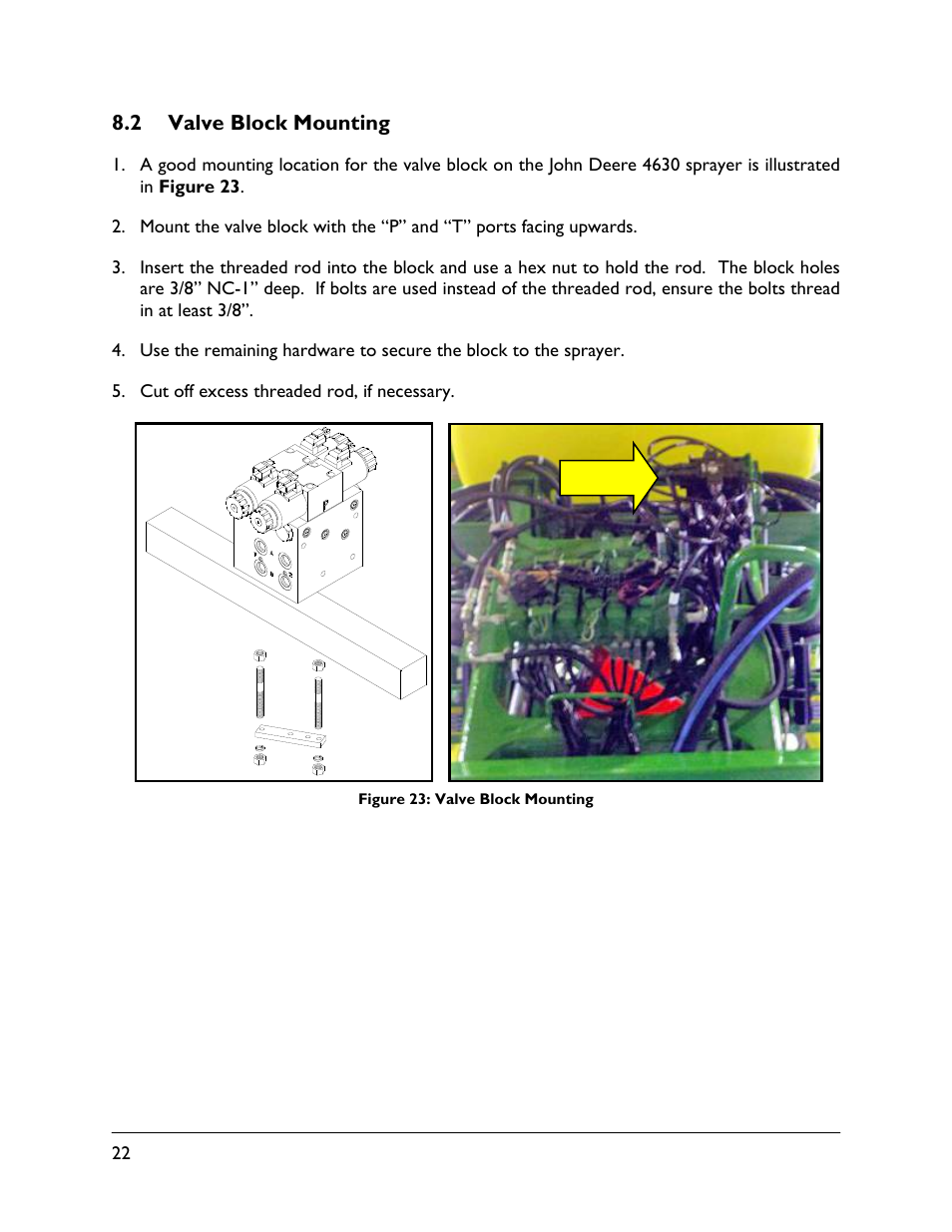 2 valve block mounting | NORAC UC4.5-BC-JD11 User Manual | Page 24 / 33