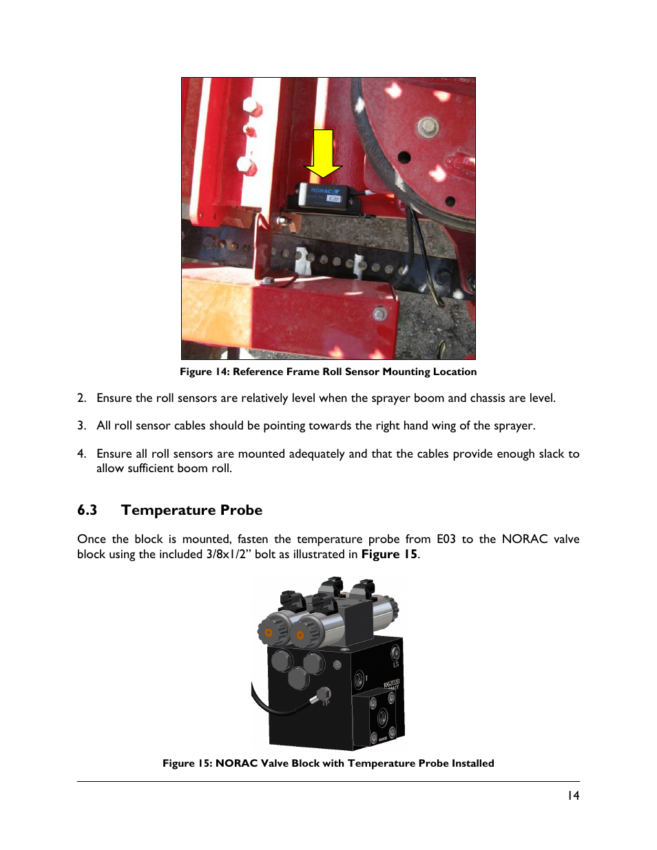 3 temperature probe | NORAC UC4.5-BC-MC1 User Manual | Page 17 / 31