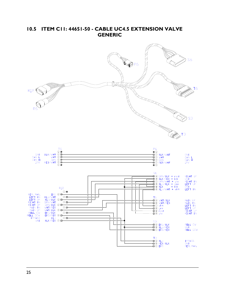 5 item c11: 44651-50 | NORAC UC4.5-BC-MC1 User Manual | Page 28 / 31