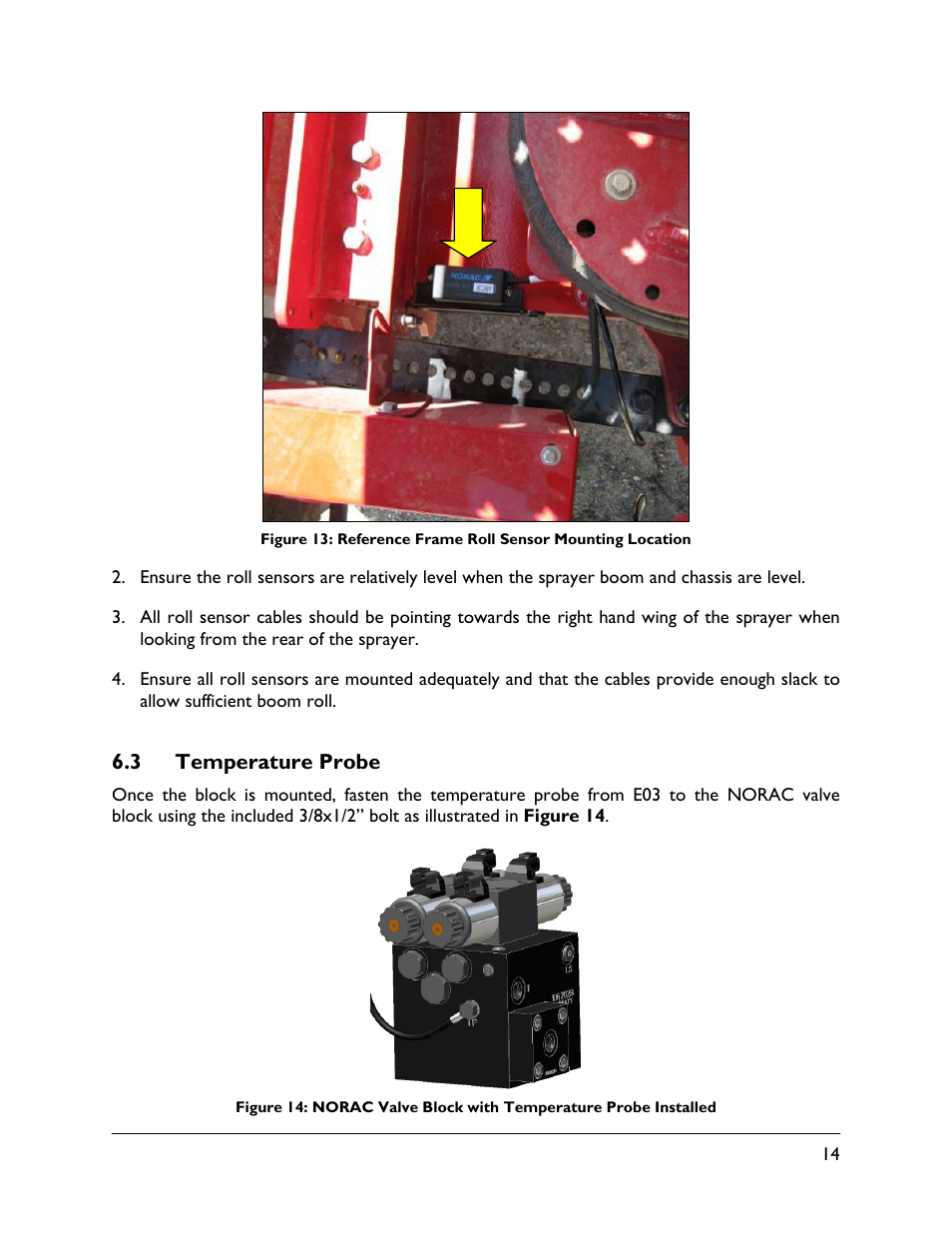 3 temperature probe | NORAC UC4.5-BC-MC2 User Manual | Page 17 / 31