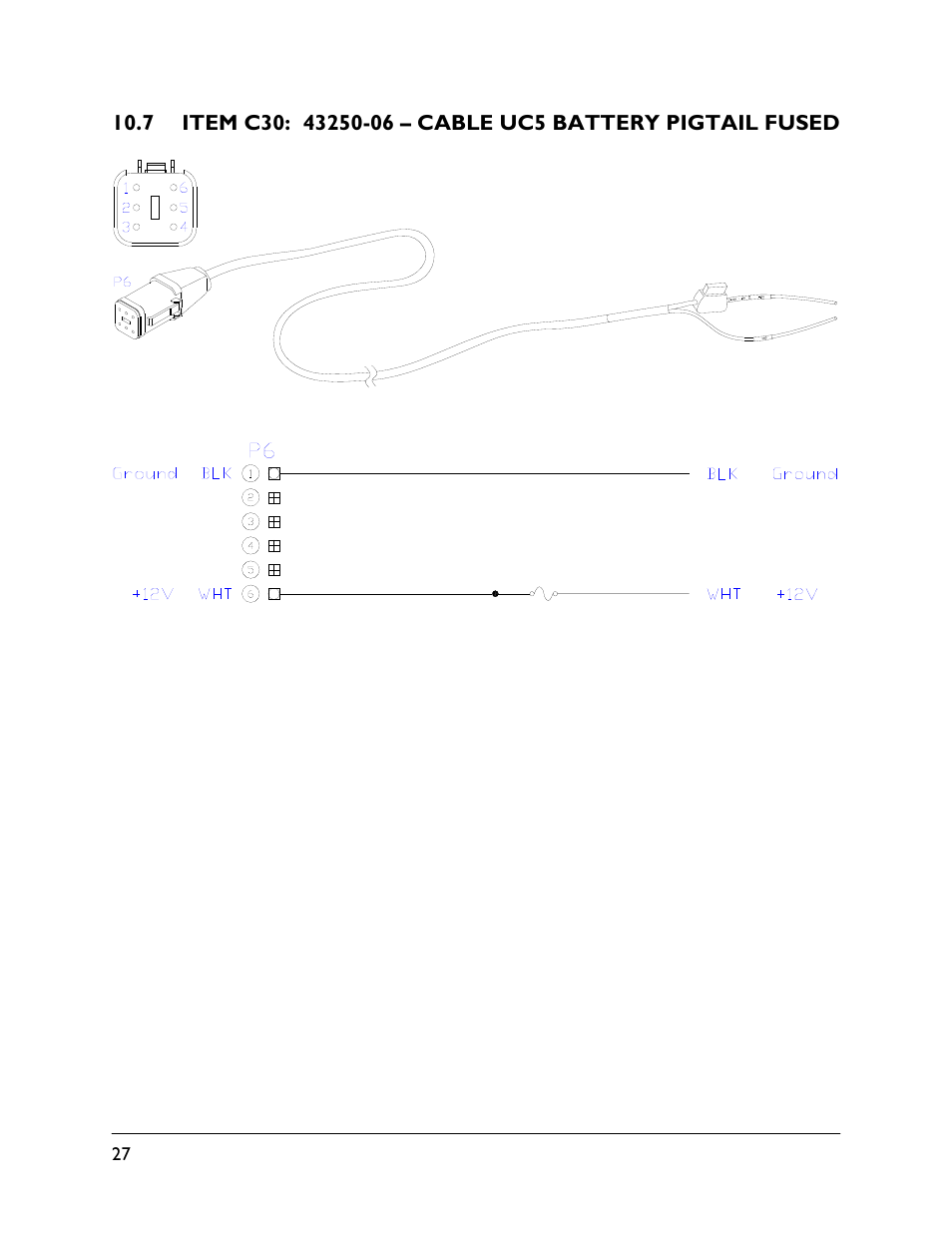 7 item c30: 43250-06 | NORAC UC4.5-BC-MC2 User Manual | Page 30 / 31