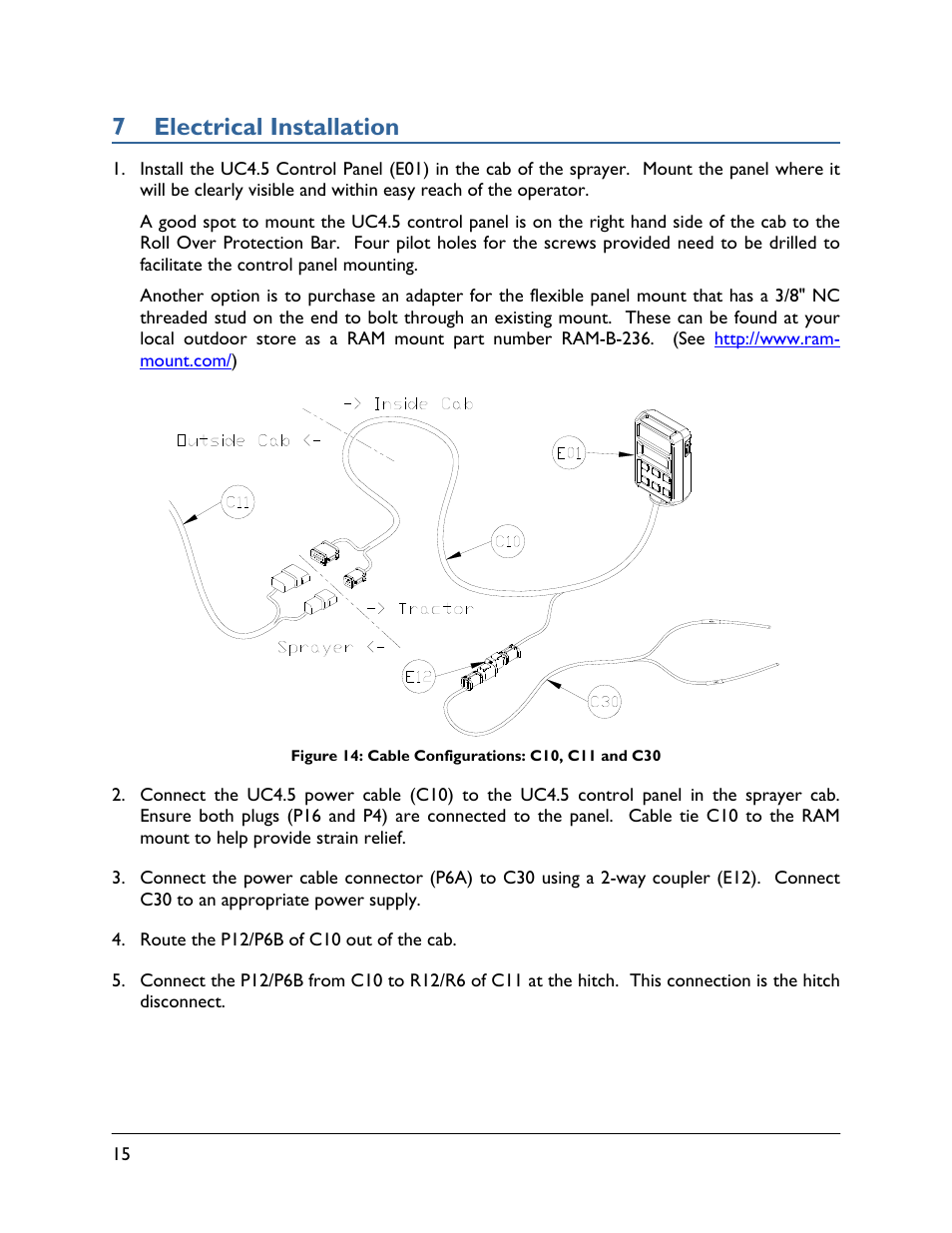 7 electrical installation | NORAC UC4.5-BC-MS1 User Manual | Page 18 / 32