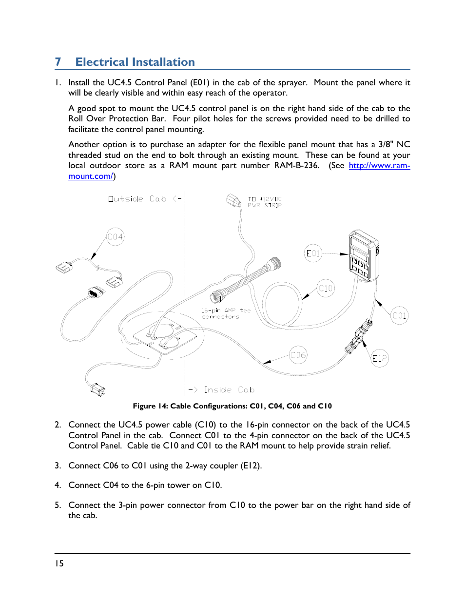 7 electrical installation | NORAC UC4.5-BC-NT3 User Manual | Page 18 / 31