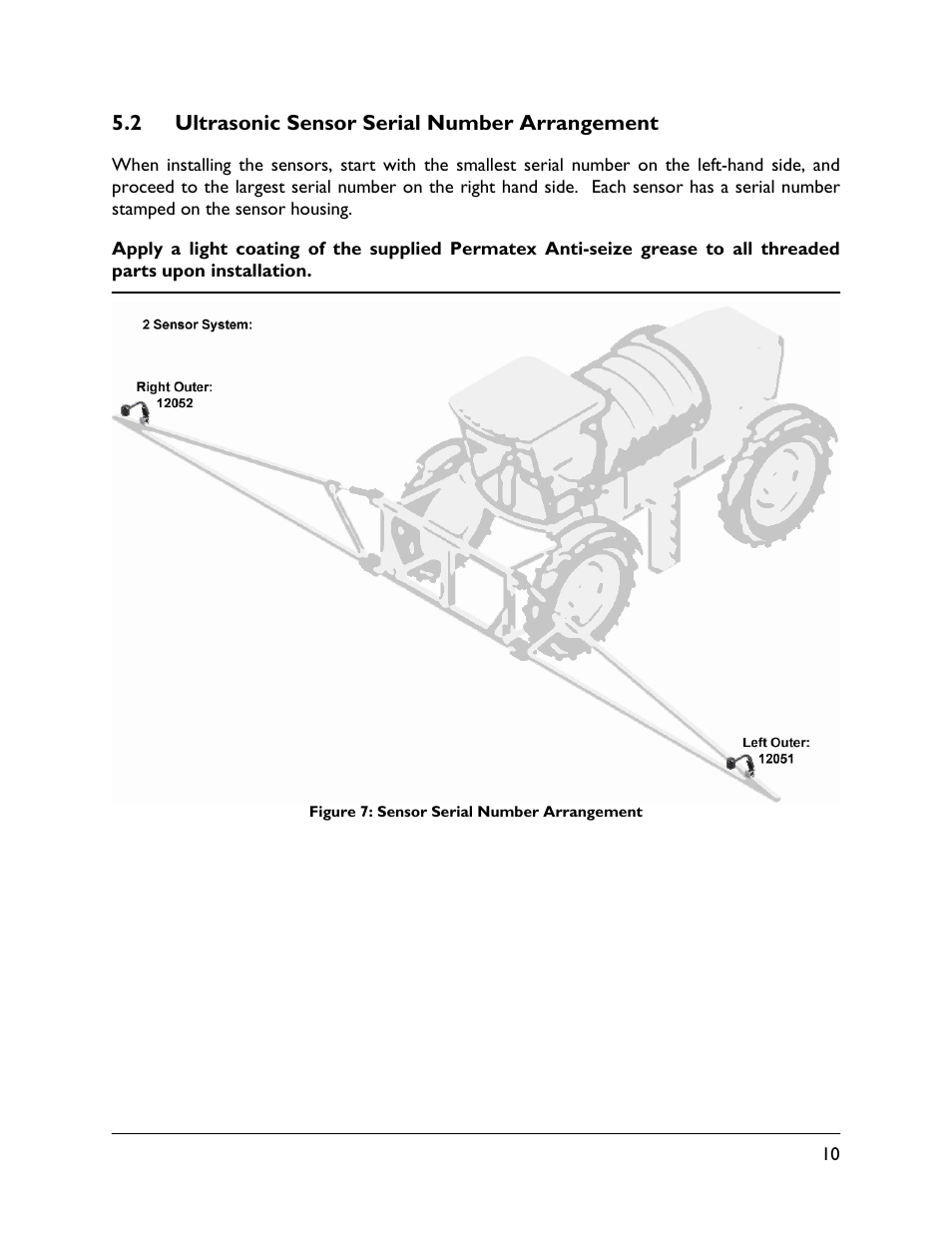 2 ultrasonic sensor serial number arrangement | NORAC UC4.5-BC-NT4 User Manual | Page 13 / 35