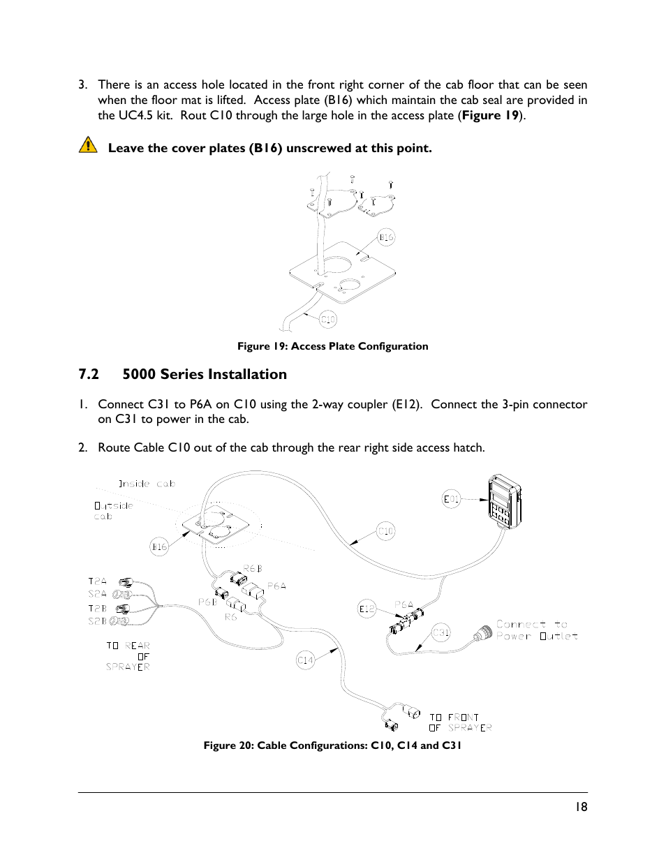 2 5000 series installation | NORAC UC4.5-BC-NT4 User Manual | Page 21 / 35