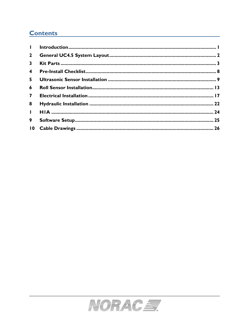 NORAC UC4.5-BC-NT4 User Manual | Page 3 / 35