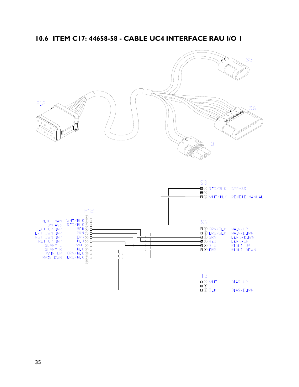 6 item c17: 44658-58 | NORAC UC4.5-BC-RA1 User Manual | Page 38 / 42