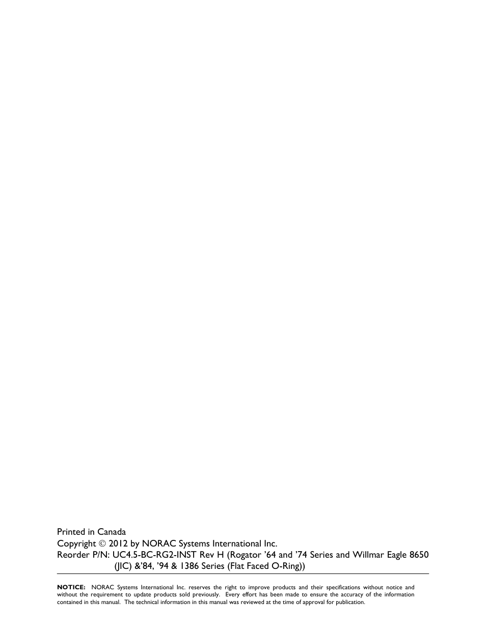 NORAC UC4.5-BC-RG6 User Manual | Page 2 / 38