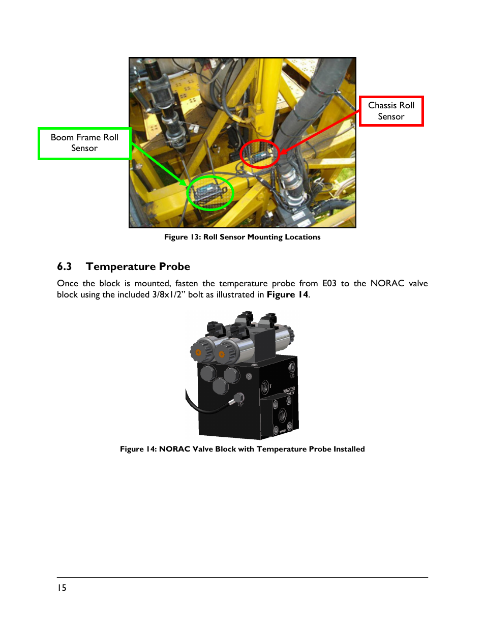 3 temperature probe | NORAC UC4.5-BC-RG5 User Manual | Page 18 / 35