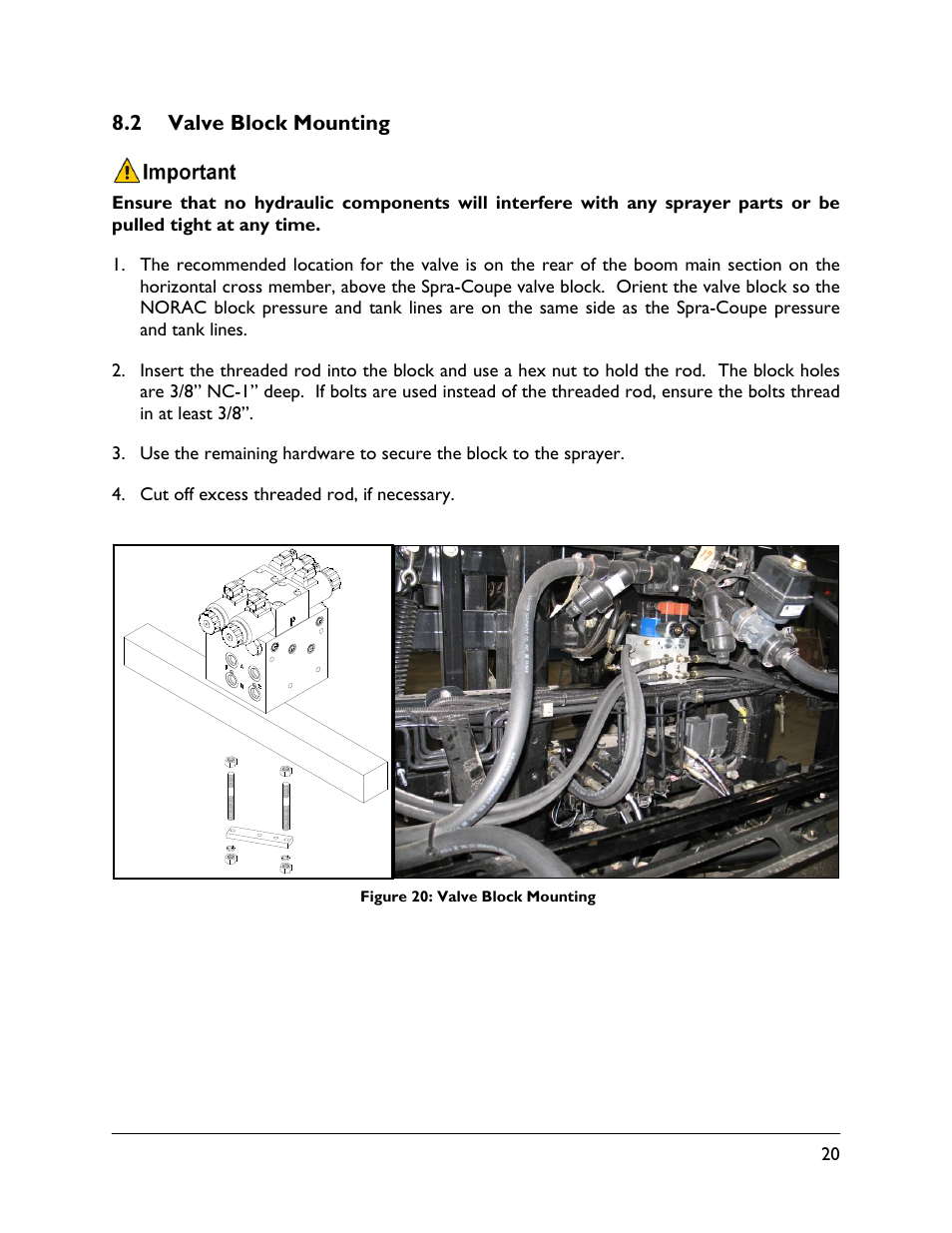 2 valve block mounting | NORAC UC4.5-BC-SC2 User Manual | Page 23 / 33
