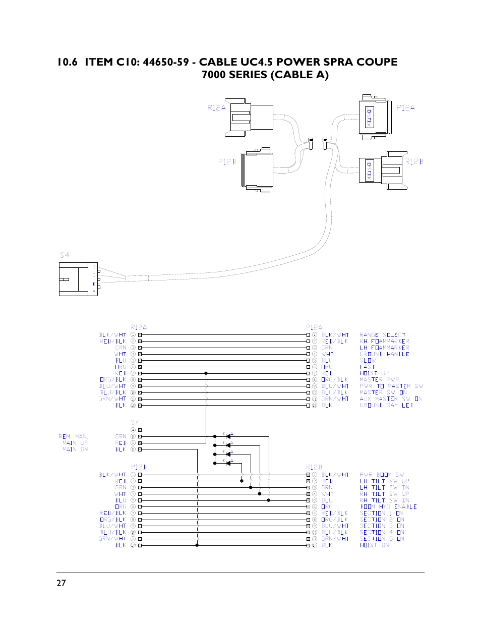 6 item c10: 44650-59 | NORAC UC4.5-BC-SC2 User Manual | Page 30 / 33