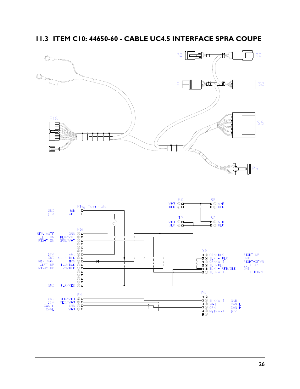 3 item c10: 44650-60 | NORAC UC4.5-BC-SM2 User Manual | Page 29 / 30