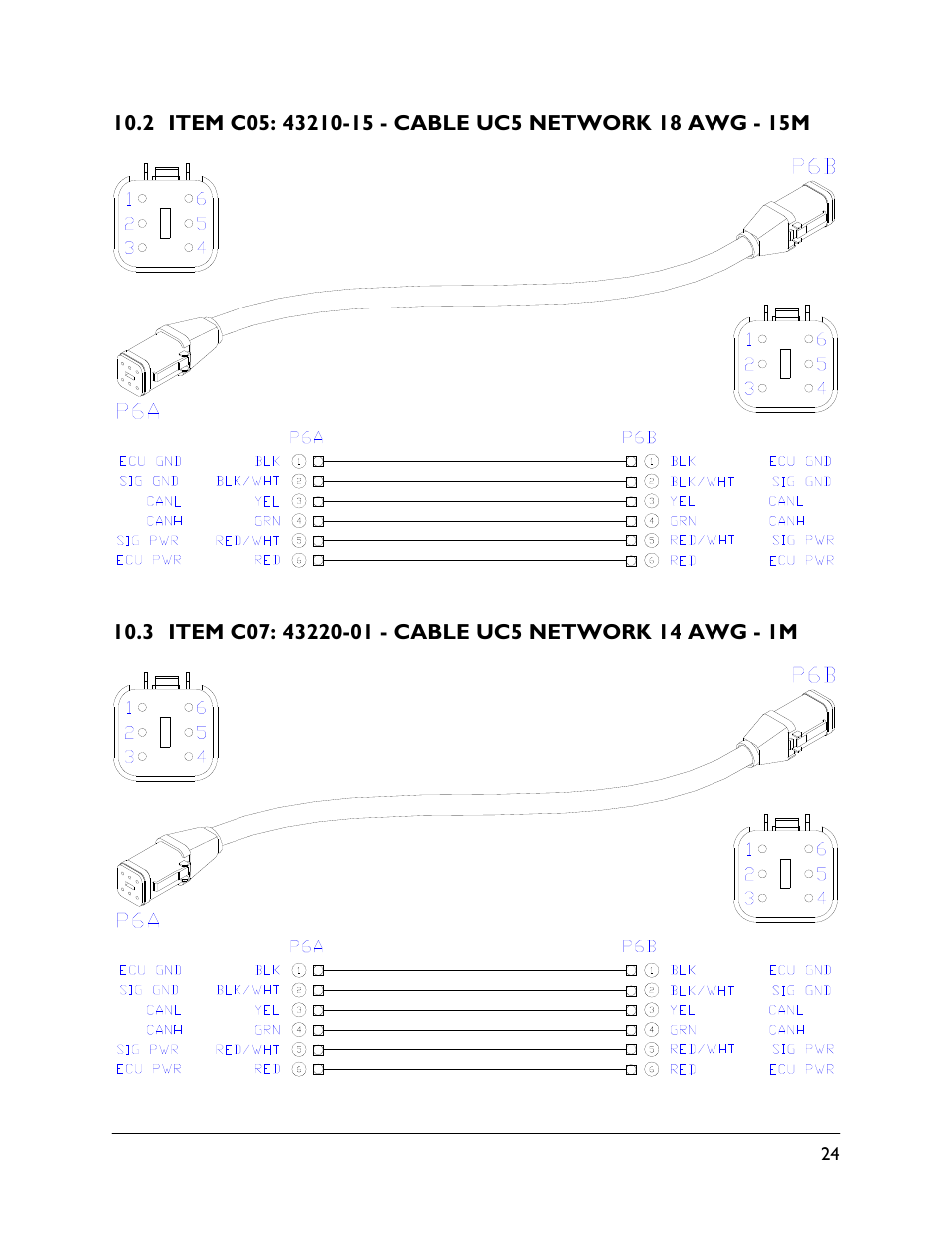 2 item c05: 43210-15, 3 item c07: 43220-01 | NORAC UC4.5-BC-SS1 User Manual | Page 27 / 34