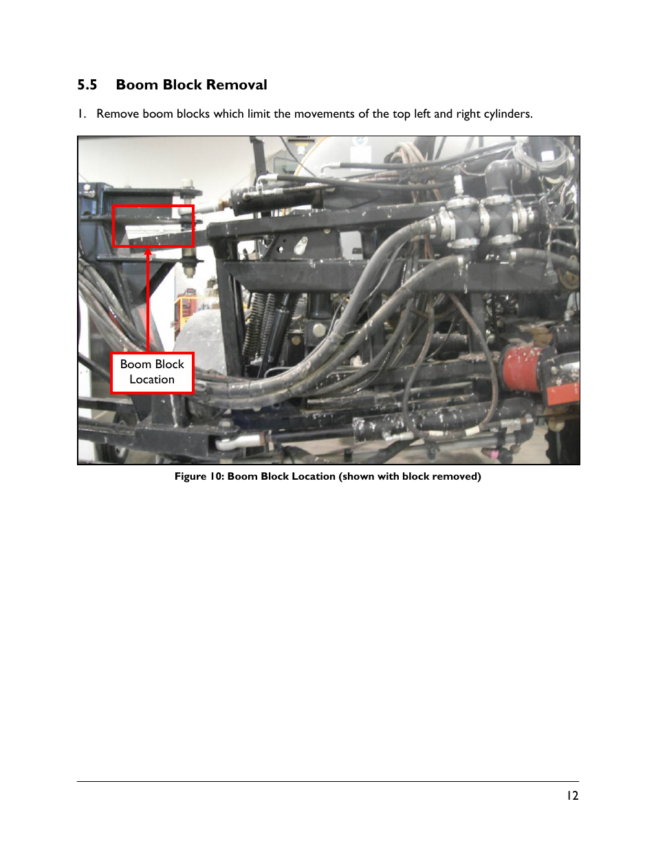 5 boom block removal | NORAC UC4.5-BC-VS1 User Manual | Page 15 / 33