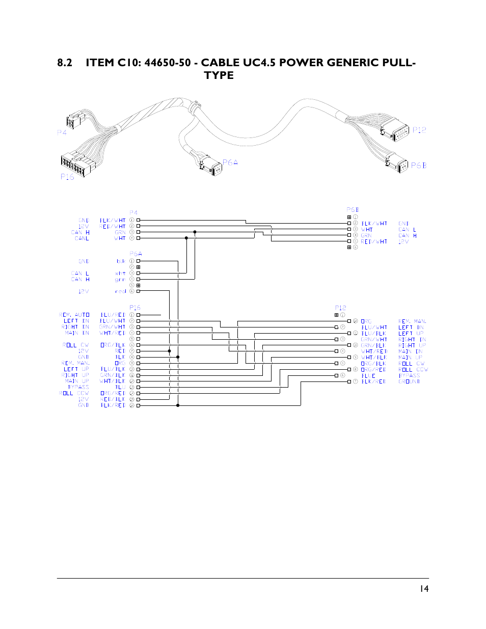 2 item c10: 44650-50 | NORAC UC4.5-BC-EV5 Part 1 User Manual | Page 17 / 23