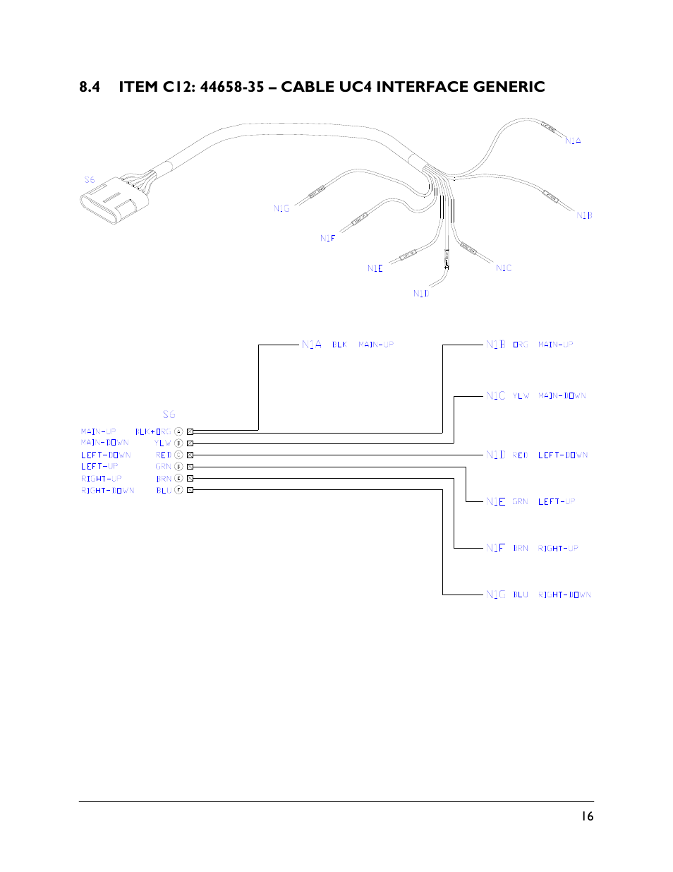 4 item c12: 44658-35 | NORAC UC4.5-BC-EV5 Part 1 User Manual | Page 19 / 23