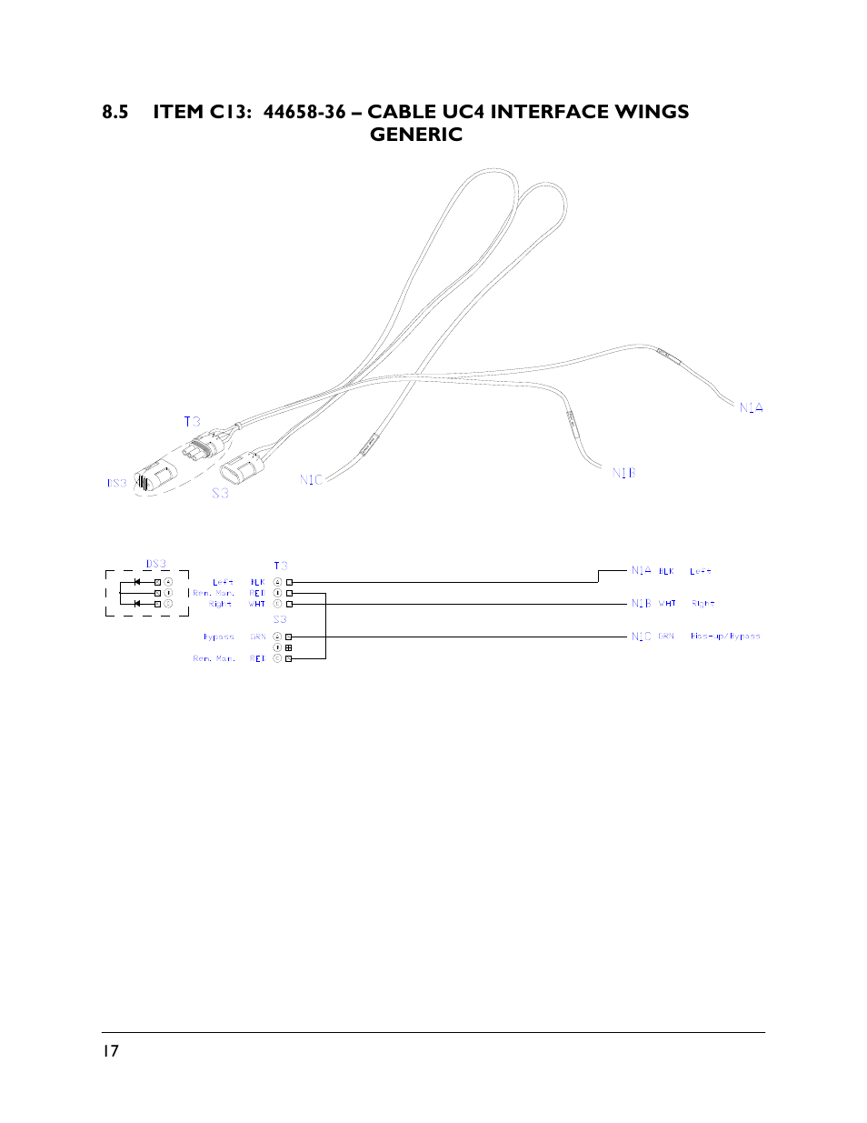 5 item c13: 44658-36 | NORAC UC4.5-BC-EV5 Part 1 User Manual | Page 20 / 23