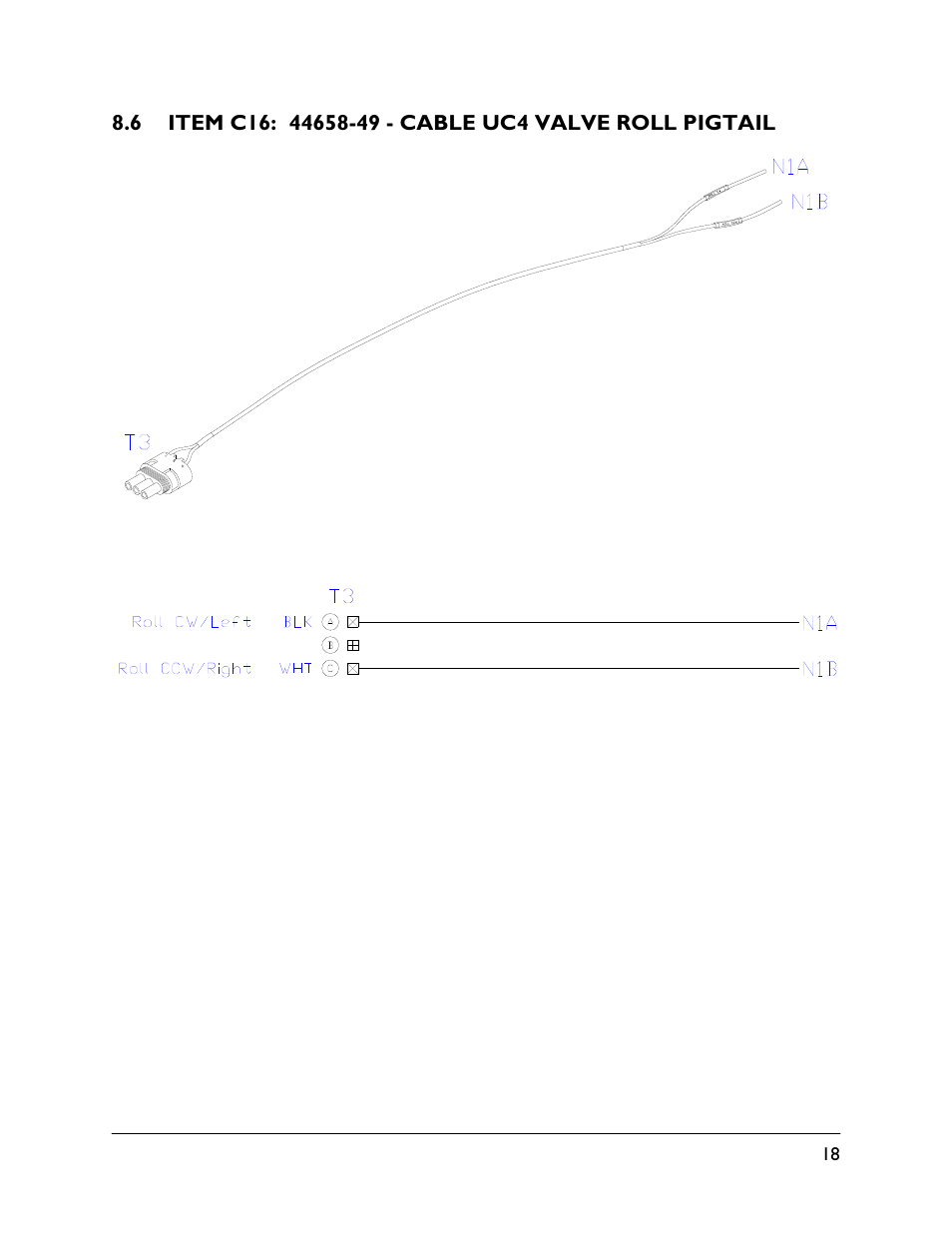 6 item c16: 44658-49 | NORAC UC4.5-BC-EV5 Part 1 User Manual | Page 21 / 23