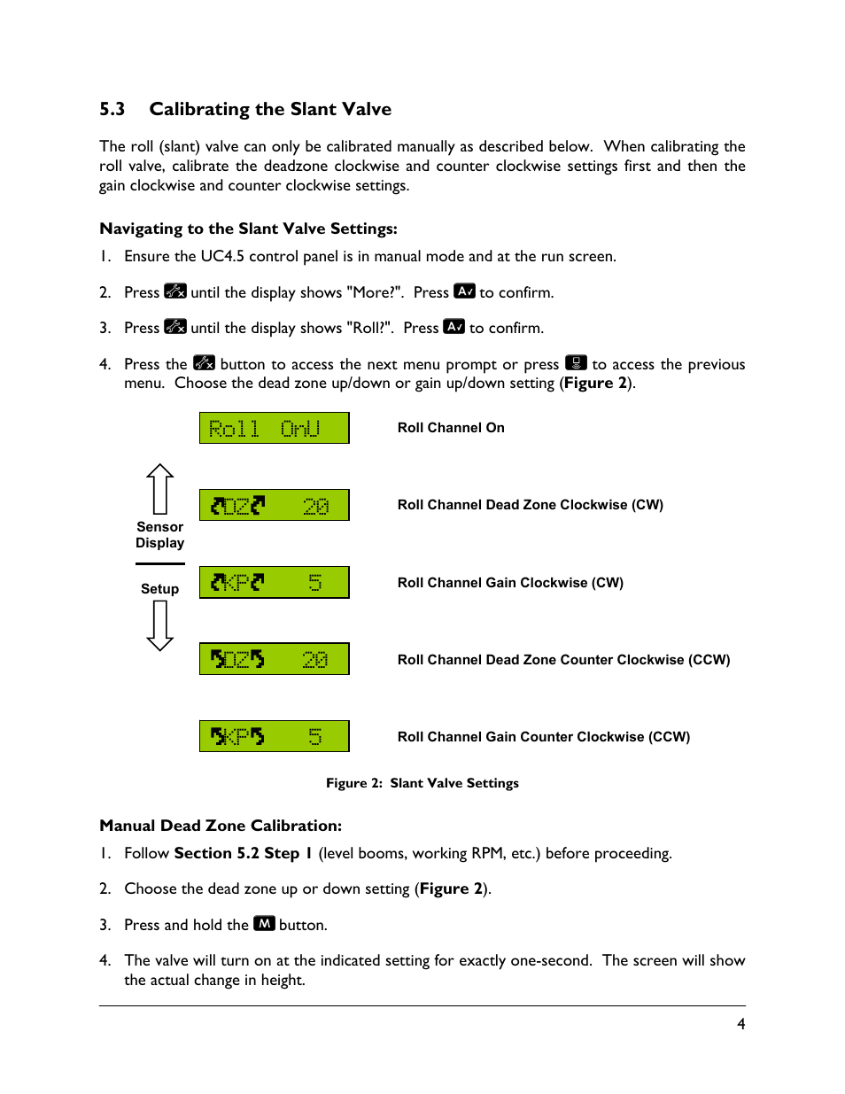 3 calibrating the slant valve | NORAC UC4.5-BC-EV5 Part 2 User Manual | Page 7 / 10