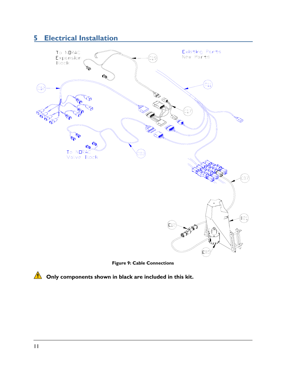 5 electrical installation | NORAC UC4.5-CS4 User Manual | Page 14 / 20