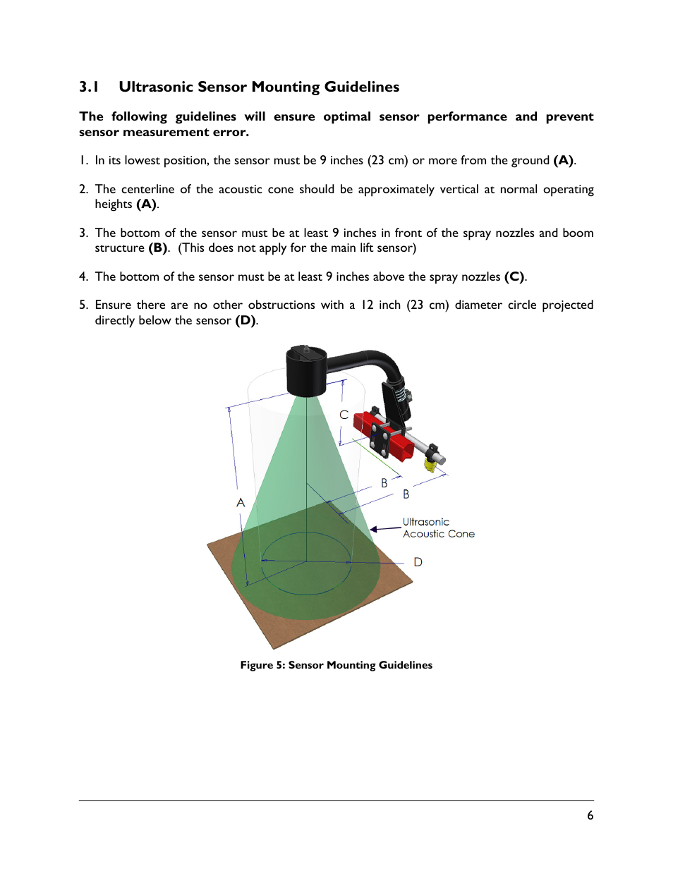 1 ultrasonic sensor mounting guidelines | NORAC UC4.5-JD13 User Manual | Page 9 / 16