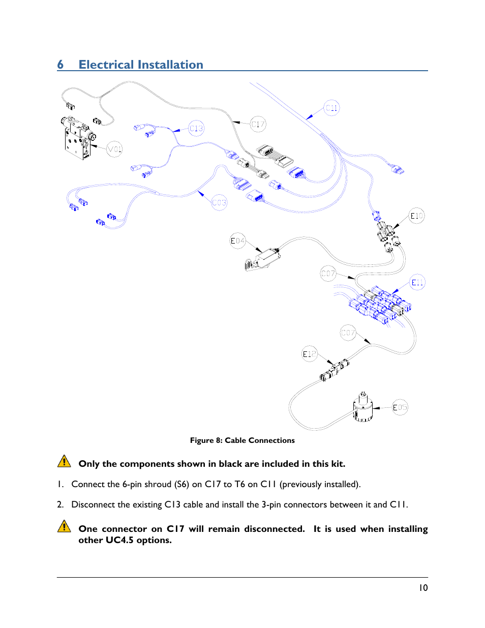 6 electrical installation | NORAC UC4.5-SM3 User Manual | Page 13 / 18