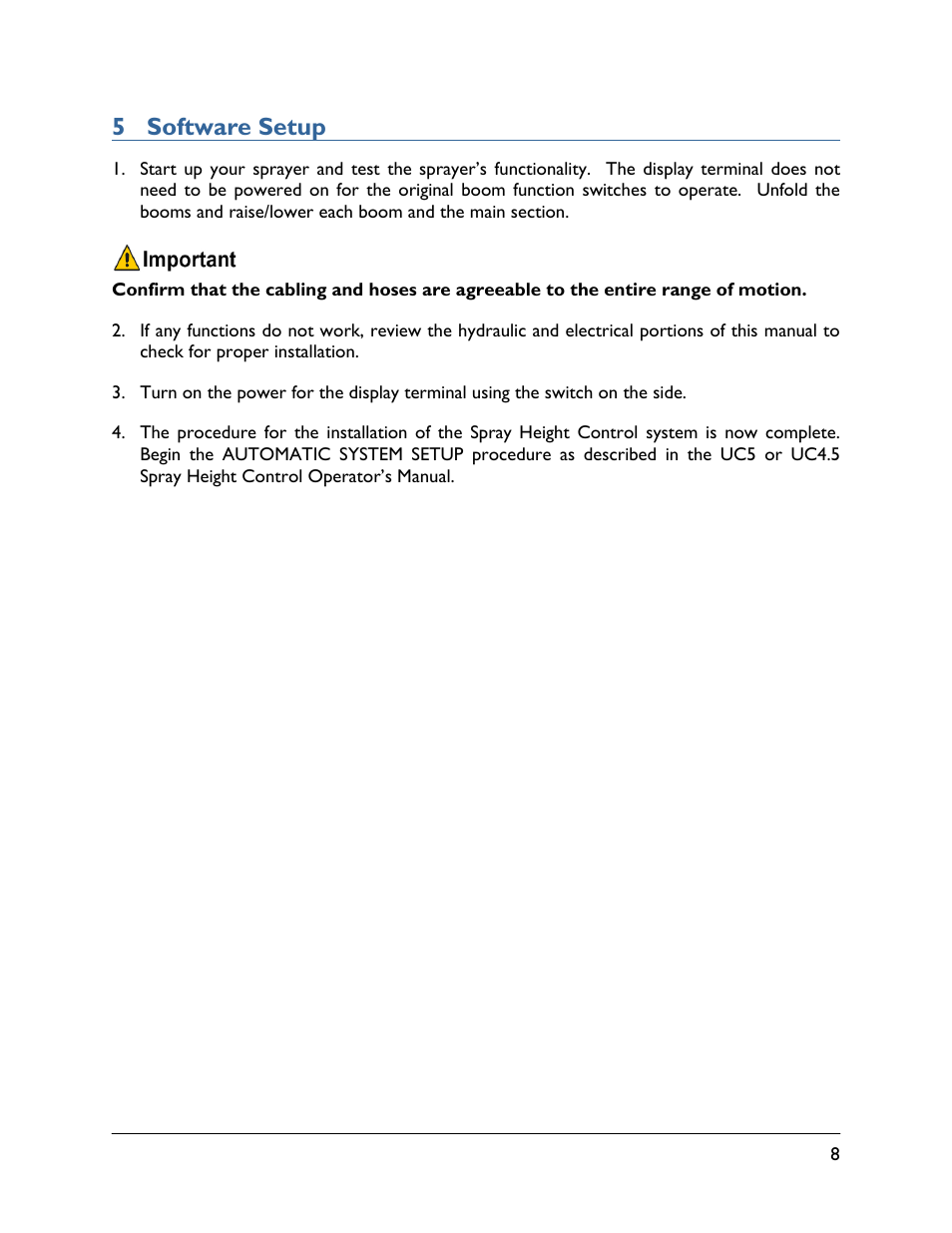 5 software setup | NORAC 5465BC-SM User Manual | Page 11 / 13