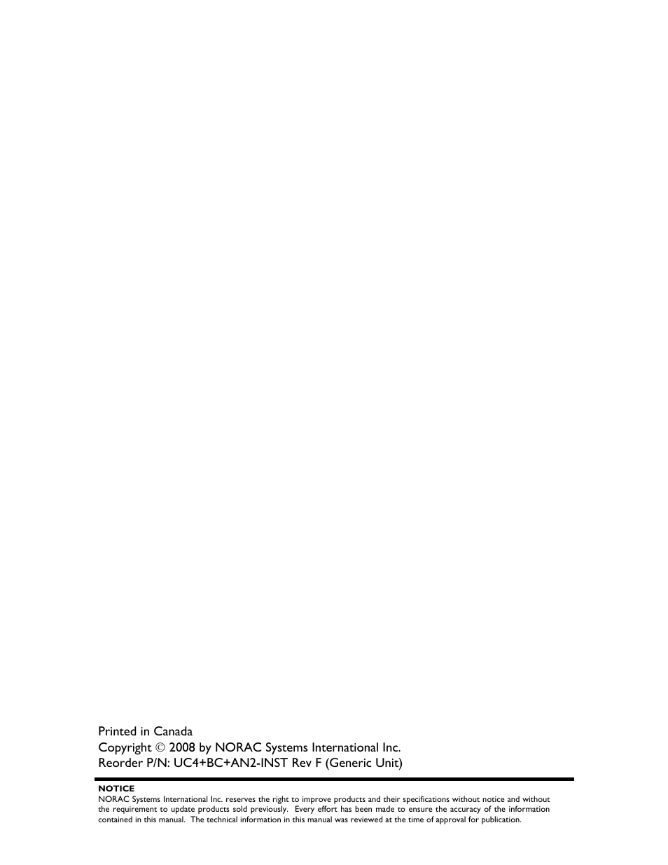 NORAC UC4+BC+AN2 User Manual | Page 2 / 47