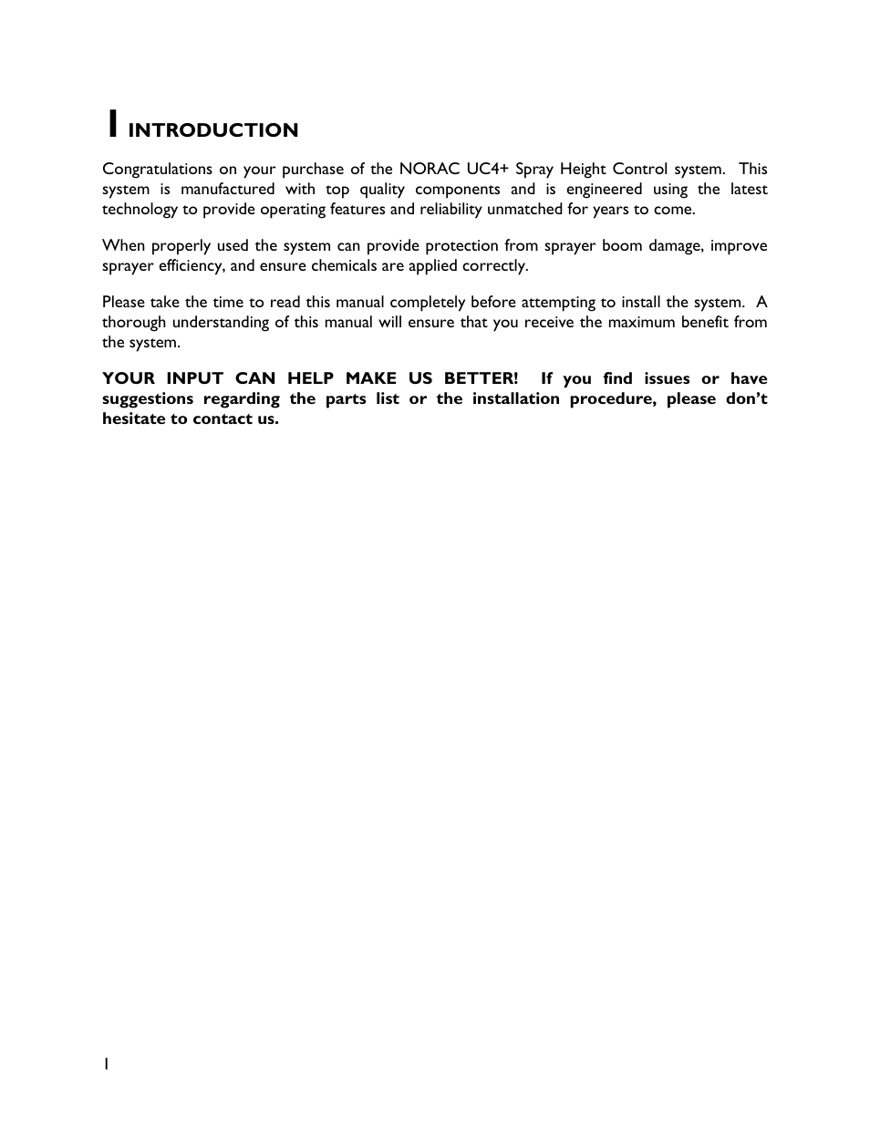 1introduction | NORAC UC4+BC+AN2 User Manual | Page 4 / 47