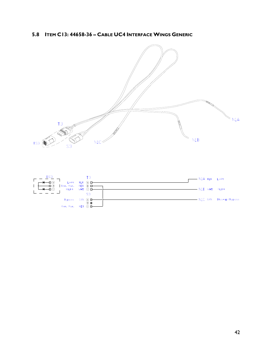 8 item c13: 44658-36 | NORAC UC4+BC+AN2 User Manual | Page 45 / 47