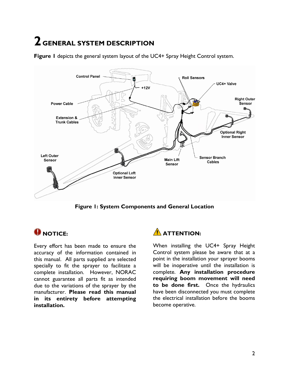2general system description | NORAC UC4+BC+AN2 User Manual | Page 5 / 47