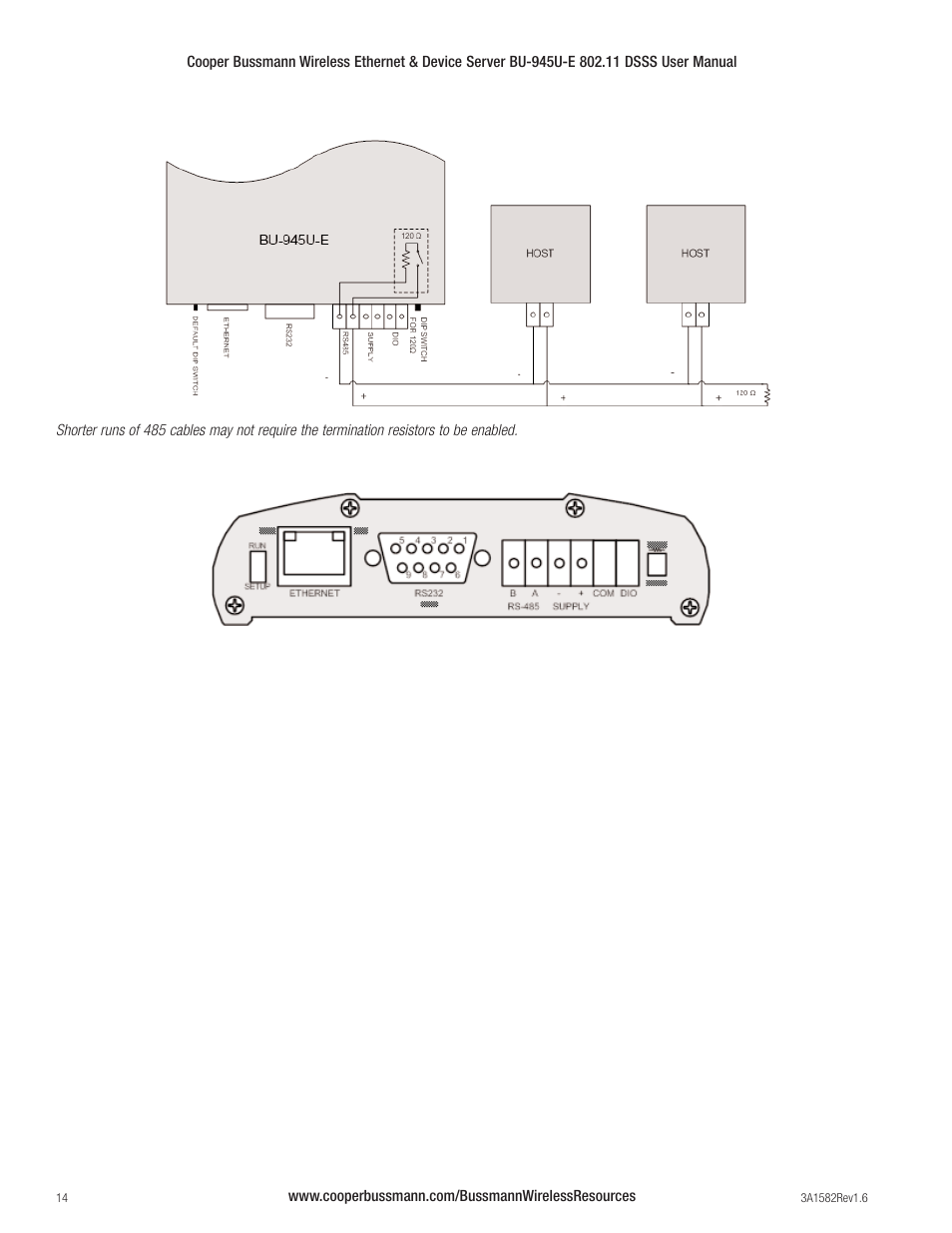 Cooper Bussmann VERSION 1.6 BU-945U-E 802.11 DSSS User Manual | Page 14 / 82